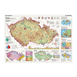 Dino (56117) - "Map of the Czech Republic" - 2000 piezas