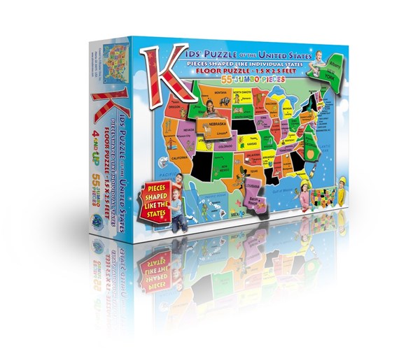 A Broader View (153A) - "Kids' Puzzle of the USA" - 55 piezas