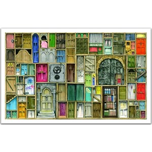 Pintoo (h1201) - Colin Thompson: "Closed doors" - 1000 piezas