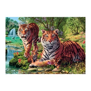 Dino (53262) - "Tigers" - 1000 piezas