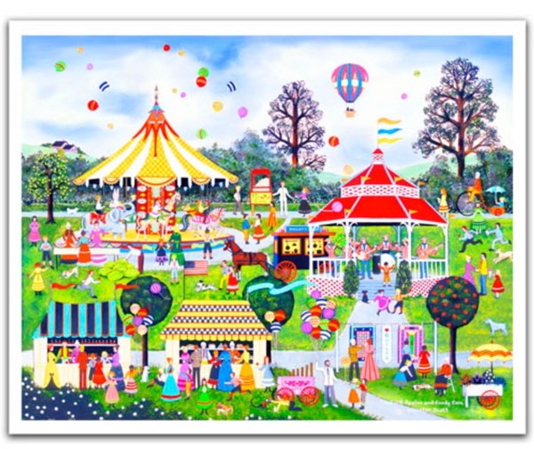 Pintoo (h2063) - Jane Wooster Scott: "Candied Apples and Candy Corn" - 2000 piezas