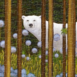 Pintoo (h2075) - "Polar Bears in the Forest" - 1000 piezas
