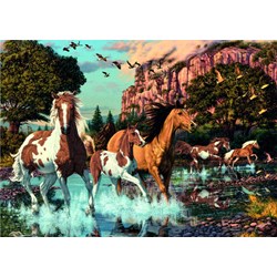 Dino (53264) - "Horses" - 1000 piezas