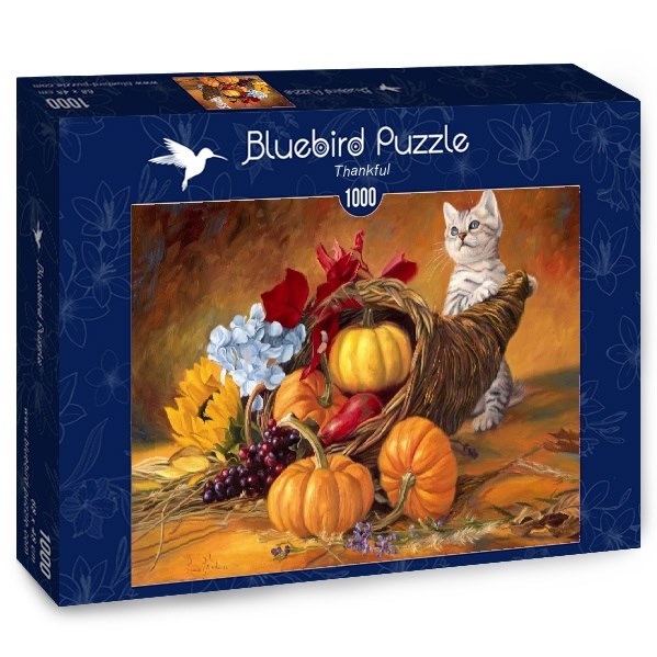 Bluebird Puzzle (70069) - Lucie Bilodeau: "Thankful" - 1000 piezas