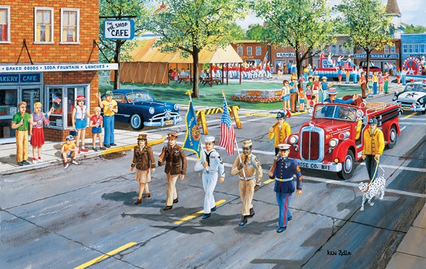 SunsOut (39562) - Ken Zylla: "Independence Day" - 550 piezas