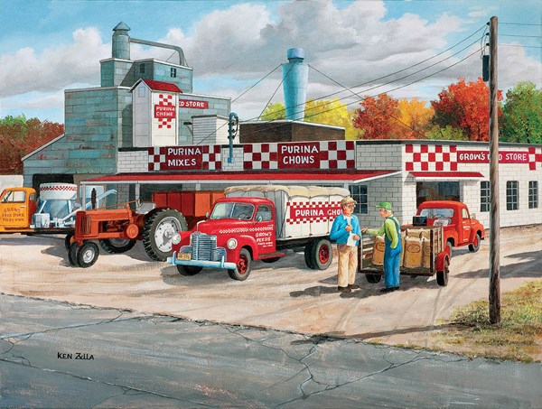 SunsOut (39311) - Ken Zylla: "Grows Feed Store" - 500 piezas