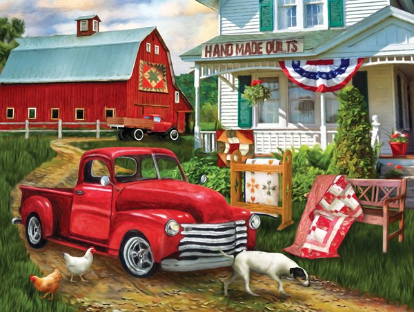 SunsOut (28868) - Tom Wood: "Stopping at the Farm" - 500 piezas