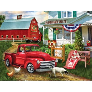SunsOut (28868) - Tom Wood: "Stopping at the Farm" - 500 piezas