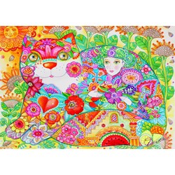 Bluebird Puzzle (70415) - Oxana Zaika: "Flowers" - 1000 piezas