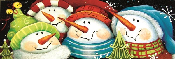 SunsOut (70136) - Jamie Carter: "Merry Folks Greeting You" - 500 piezas