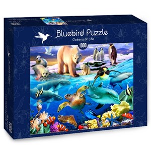Bluebird Puzzle (70288) - Howard Robinson: "Oceans of Life" - 1000 piezas