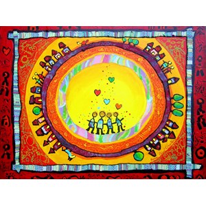 Grafika (00658) - Anne Poire, Patrick Guallino: "Portrait de Famille" - 2000 piezas