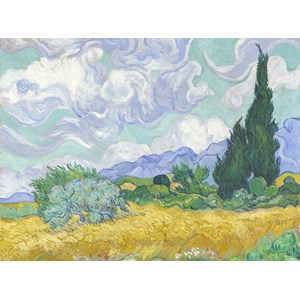 Grafika (00686) - Vincent van Gogh: "Champ de Blé avec Cyprès, 1899" - 2000 piezas