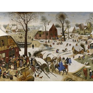Grafika (00695) - Pieter Brueghel the Elder: "Numbering at Bethlehem" - 2000 piezas