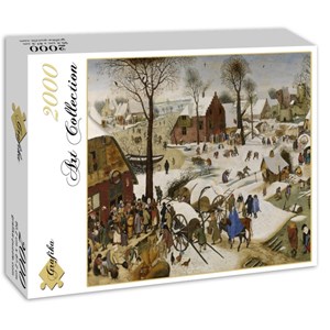 Grafika (00695) - Pieter Brueghel the Elder: "Numbering at Bethlehem" - 2000 piezas