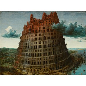 Grafika (00697) - Pieter Brueghel the Elder: "The Tower of Babel" - 2000 piezas