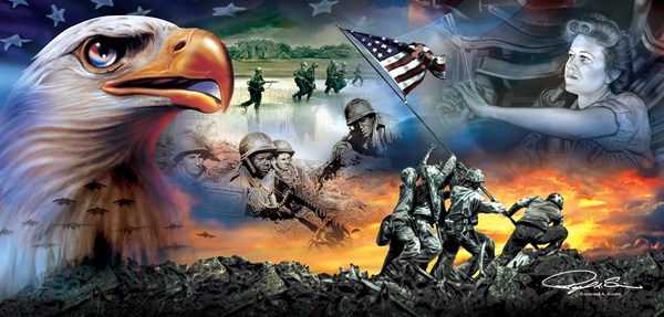 SunsOut (69046) - Ray Simon: "War Eagle" - 1000 piezas