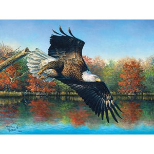 SunsOut (69607) - Abraham Hunter: "Wetlands Eagle" - 1000 piezas
