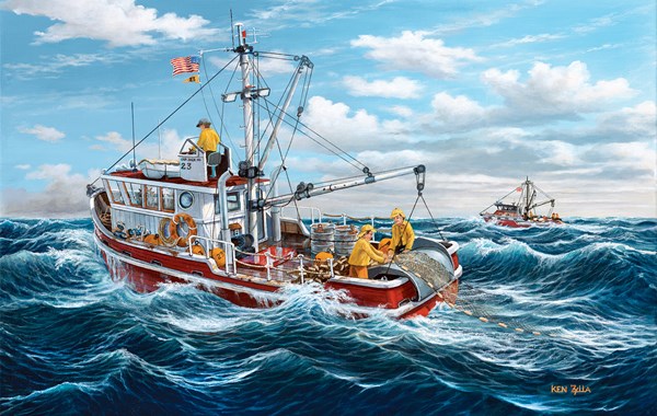 SunsOut (39685) - Ken Zylla: "Out of Fort Kodiak" - 550 piezas