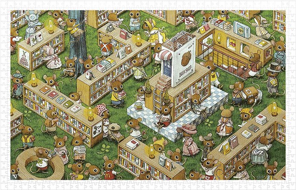 Pintoo (h1023) - "Smart, The Bookstore" - 1000 piezas