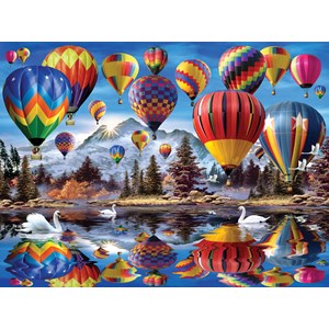 SunsOut (54936) - Howard Robinson: "Hot Air Balloons" - 1000 piezas