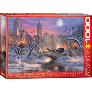 Eurographics (6000-0915) - Dominic Davison: "Christmas Eve in New York City" - 1000 piezas