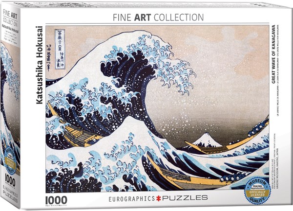 Eurographics (6000-1545) - Hokusai: "Great Wave of Kanagawa" - 1000 piezas