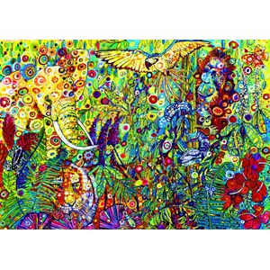 Bluebird Puzzle (70409) - Sally Rich: "The Rainforest" - 1500 piezas