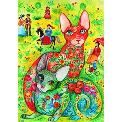 Bluebird Puzzle (70410) - Oxana Zaika: "Russian" - 1500 piezas