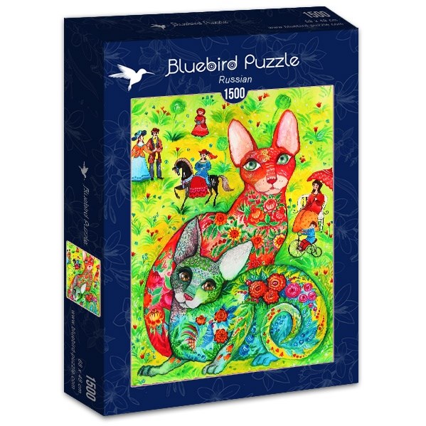 Bluebird Puzzle (70410) - Oxana Zaika: "Russian" - 1500 piezas