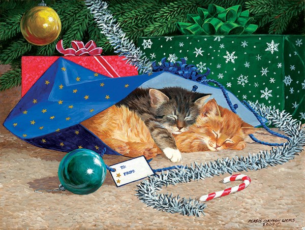 SunsOut (51507) - Persis Clayton Weirs: "Nap Sack Cat" - 500 piezas