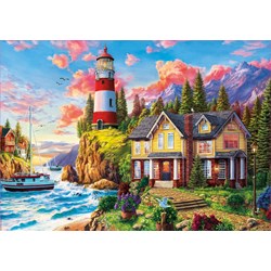 Educa (18507) - "Lighthouse Near The Ocean" - 3000 piezas