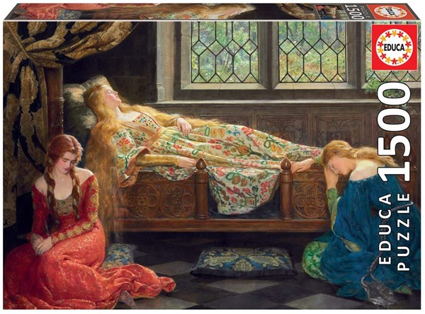 Educa (18464) - John Collier: "The Sleeping Beauty" - 1500 piezas