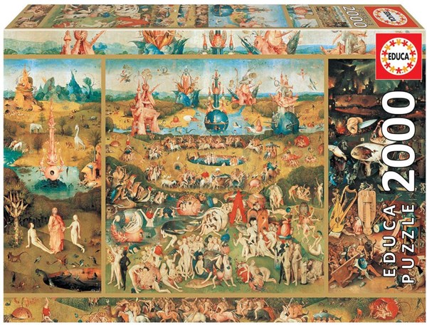 Educa (18505) - Hieronymus Bosch: "El jardín de las delicias" - 2000 piezas