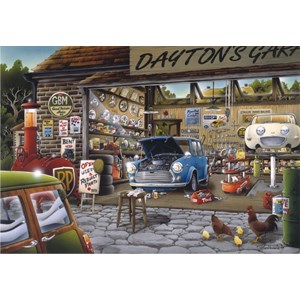 Anatolian (3571) - Hiro Tanikawa: "Dayton's Garage" - 500 piezas