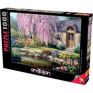 Anatolian (1089) - Sung Kim: "Cherry Blossom Cottage" - 1000 piezas