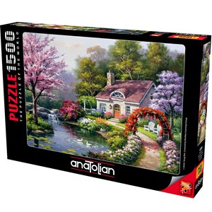 Anatolian (4556) - Sung Kim: "Spring Cottage In Full Bloom" - 1500 piezas