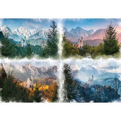 Ravensburger (16137) - "Fairy Castle in 4 Seasons (Neuschwanstein)" - 18000 piezas