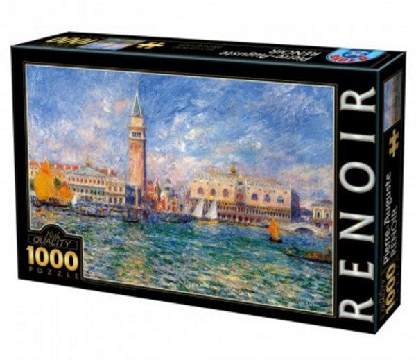 D-Toys (74911) - Pierre-Auguste Renoir: "The Doge's Palace, Venice" - 1000 piezas