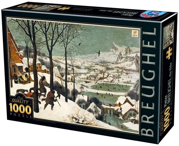 D-Toys (76878) - Pieter Brueghel the Elder: "Hunters in the Snow" - 1000 piezas