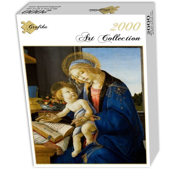 Grafika (01284) - Sandro Botticelli: "The Madonna of the Book, 1480" - 2000 piezas