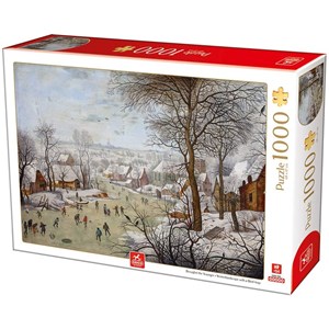 Deico (76656) - Pieter Brueghel the Younger: "Winterlandscape with a Bird Traps" - 1000 piezas