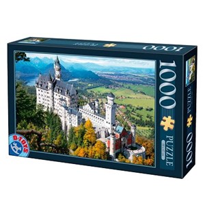 D-Toys (70654) - "Neuschwanstein Castle, Germany" - 1000 piezas