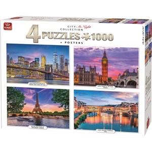King International (55957) - "City at Night Collection" - 1000 piezas