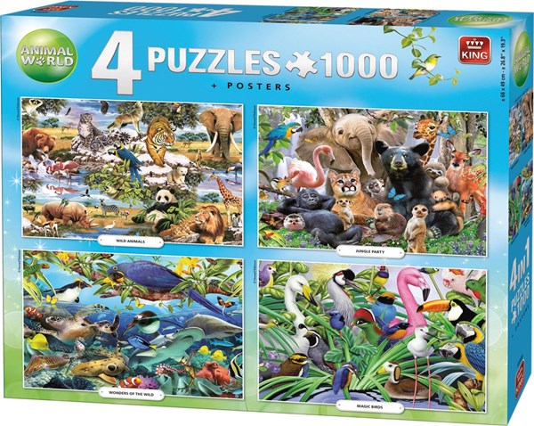 King International (55930) - "Animal World" - 1000 piezas