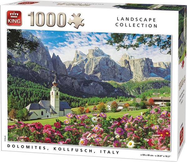King International (55940) - "Dolomites, Kollfusch, Italy" - 1000 piezas