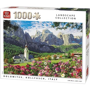 King International (55940) - "Dolomites, Kollfusch, Italy" - 1000 piezas