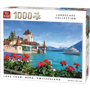 King International (55941) - "Lake Thun, Bern, Switzerland" - 1000 piezas