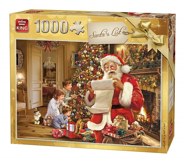 King International (05767) - "Christmas Santa List" - 1000 piezas