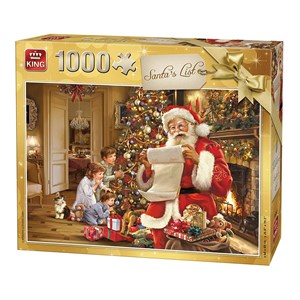 King International (05767) - "Christmas Santa List" - 1000 piezas